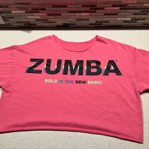 Zumba Fitness Bold Pink Crop Top